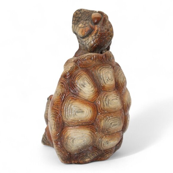 Vintage 1980s Beasties Of The Kingdom Tipsy Turtle Figurine Sculpture By John Ra - Picture 3 of 5